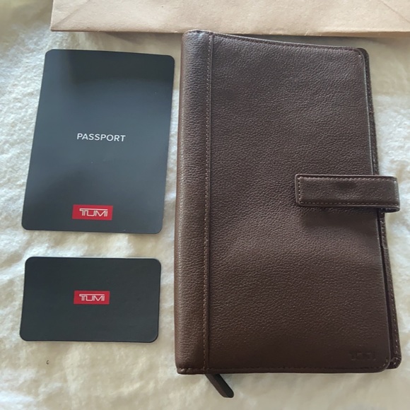 Tumi Bags Tumi Travel Organizer Leather Wallet New Brown Poshmark